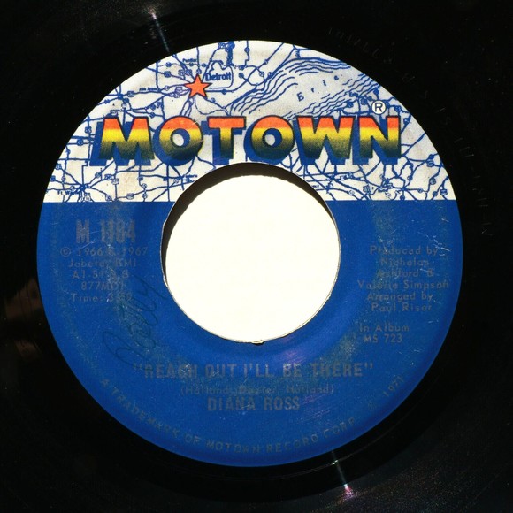 Other - Diana Ross Reach Out I'll Be There/(They Long To Be) Close To You* 45 rpm Record